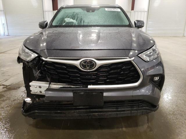 5TDGZRBHXLS025629 - 2020 TOYOTA HIGHLANDER XLE GRAY photo 5