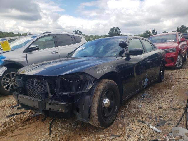 2C3CDXAT6GH341092 - 2016 DODGE CHARGER POLICE BLACK photo 2