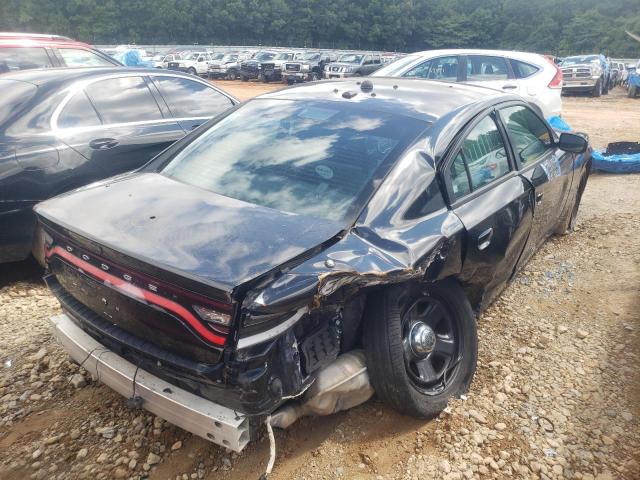 2C3CDXAT6GH341092 - 2016 DODGE CHARGER POLICE BLACK photo 4