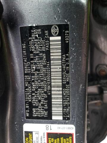 4T1BK1EB9DU023144 - 2013 TOYOTA AVALON BASE 灰色 照片 12