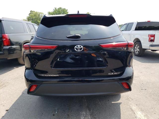 5TDKDRBH2PS500558 - 2023 TOYOTA HIGHLANDER L BLACK photo 6