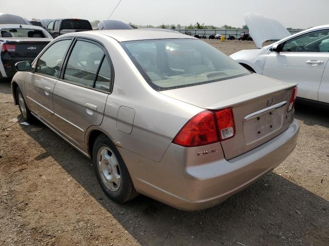 JHMES966X3S009361 - 2003 HONDA CIVIC HYBRID TAN photo 2