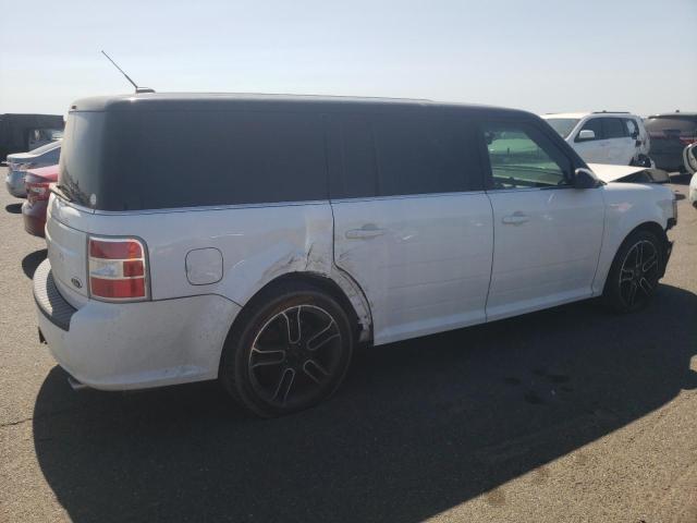 2FMGK5C83EBD26917 - 2014 FORD FLEX SEL WHITE photo 3