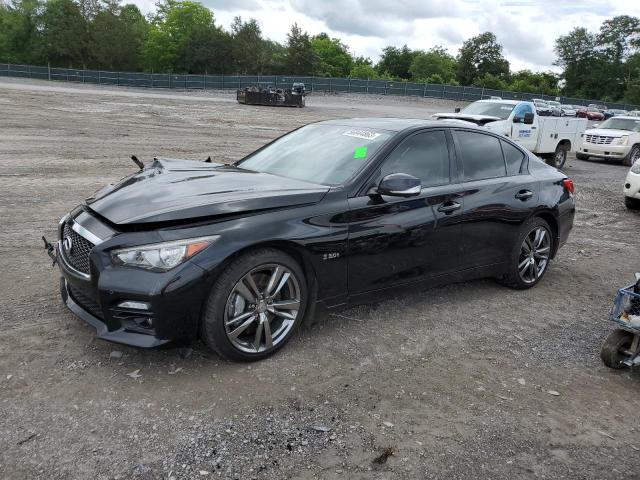 JN1FV7AR4GM450130 - 2016 INFINITI Q50 RED SPORT 400 BLACK photo 1