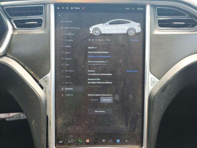 5YJSA1DP6CFS01054 - 2012 TESLA MODEL S Ağ foto 9