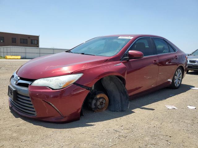 4T1BD1FK2FU168022 - 2015 TOYOTA CAMRY HYBRID RED photo 1