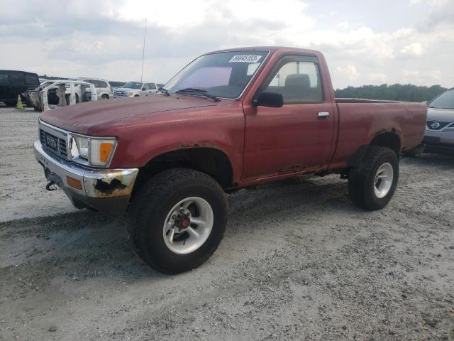 JT4RN01P6M7045770 - 1991 TOYOTA PICKUP 1/2 TON SHORT WHEELBASE DLX BURGUNDY photo 1