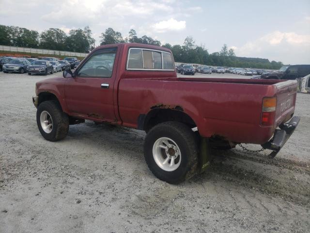 JT4RN01P6M7045770 - 1991 TOYOTA PICKUP 1/2 TON SHORT WHEELBASE DLX BURGUNDY photo 2