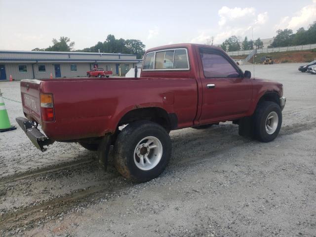 JT4RN01P6M7045770 - 1991 TOYOTA PICKUP 1/2 TON SHORT WHEELBASE DLX BURGUNDY photo 3