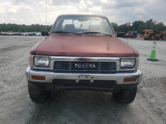 JT4RN01P6M7045770 - 1991 TOYOTA PICKUP 1/2 TON SHORT WHEELBASE DLX BURGUNDY photo 5