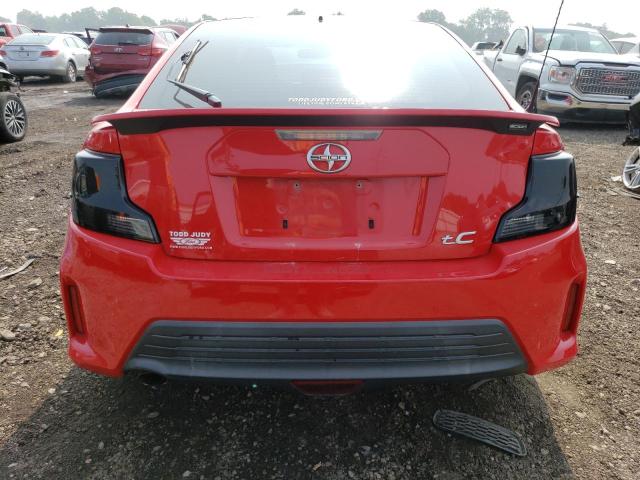 JTKJF5C74E3085285 - 2014 TOYOTA SCION TC RED photo 6