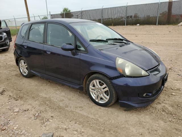 JHMGD38668S047609 - 2008 HONDA FIT SPORT PURPLE photo 4