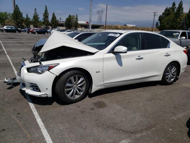 JN1EV7AP1HM742846 - 2017 INFINITI Q50 PREMIUM WHITE photo 1