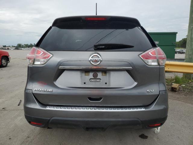 KNMAT2MT5GP592993 - 2016 NISSAN ROGUE S GRAY photo 6