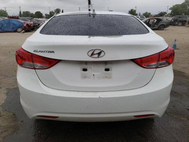 5NPDH4AE0DH387590 - 2013 HYUNDAI ELANTRA GLS WHITE photo 6