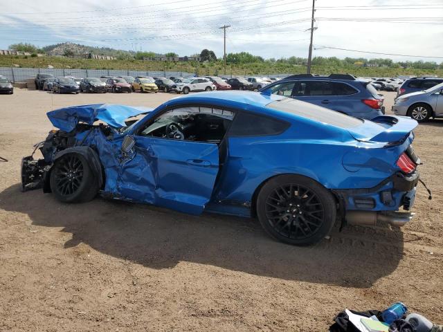 1FA6P8CF1M5112213 - 2021 FORD MUSTANG GT BLUE photo 2