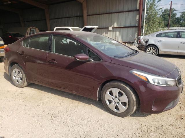 3KPFK4A7XHE037745 - 2017 KIA FORTE LX MAROON photo 4