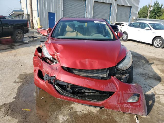 KMHDH4AE5BU158739 - 2011 HYUNDAI ELANTRA GLS RED photo 5