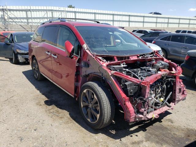 5FNRL6H91NB006273 - 2022 HONDA ODYSSEY ELITE RED photo 4