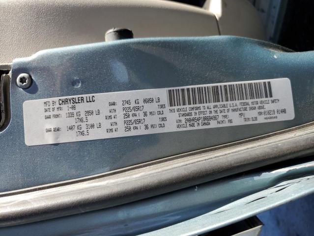 2A8HR54P18R684967 - 2008 CHRYSLER TOWN & COU TOURING 青绿色 照片 13