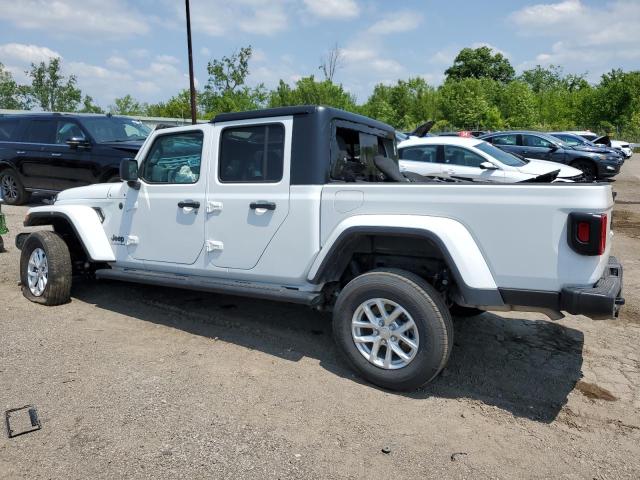 1C6HJTAGXPL520073 - 2023 JEEP GLADIATOR SPORT WHITE photo 2