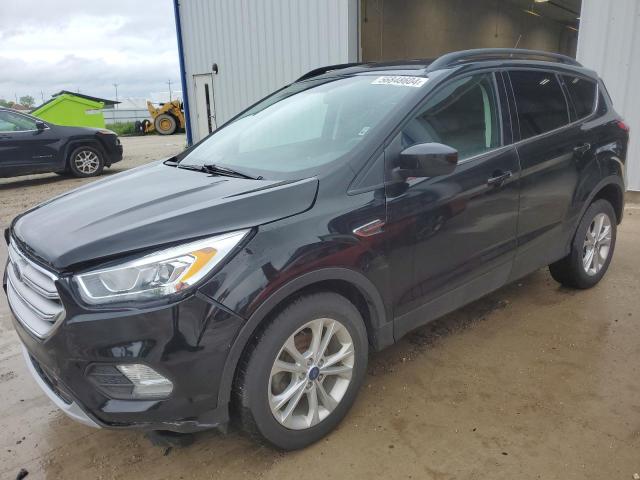 1FMCU0HD1JUD35671 - 2018 FORD ESCAPE SEL BLACK photo 1