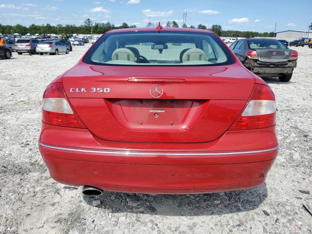 WDBTJ56HX9F260015 - 2009 MERCEDES-BENZ CLK 350 RED photo 6