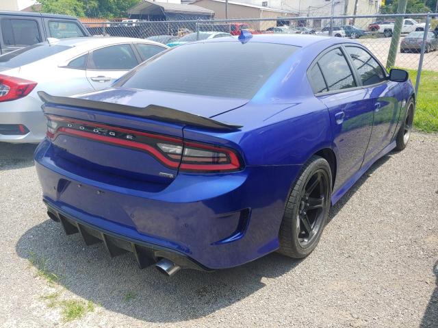 2C3CDXGJ6JH312222 - 2018 DODGE CHARGER R/T 392 BLUE photo 4