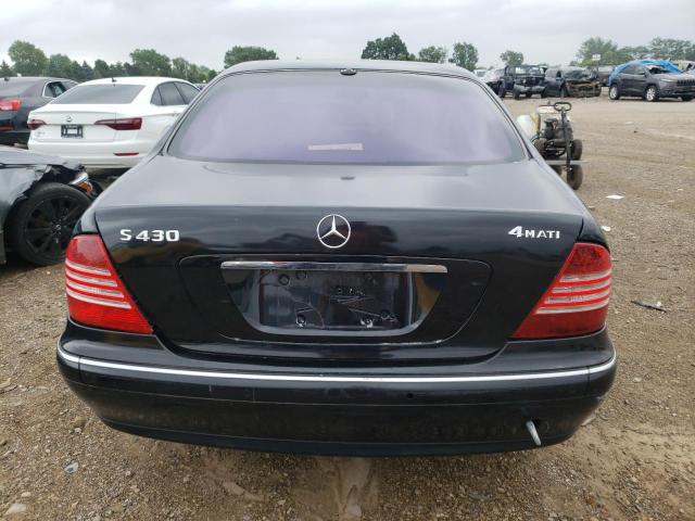 WDBNG83J74A404366 - 2004 MERCEDES-BENZ S 430 4MATIC BLACK photo 6