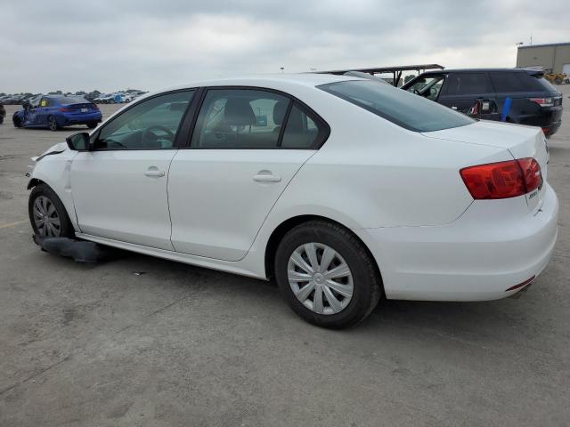 3VW2K7AJ5CM469098 - 2012 VOLKSWAGEN JETTA BASE أبيض صورة 2