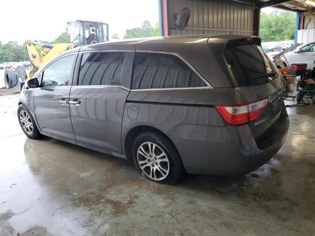 5FNRL5H40DB069832 - 2013 HONDA ODYSSEY EX CHARCOAL photo 2