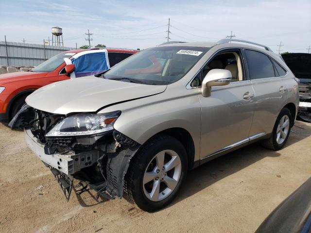 2T2BK1BA3EC240523 - 2014 LEXUS RX 350 BASE GOLD photo 1