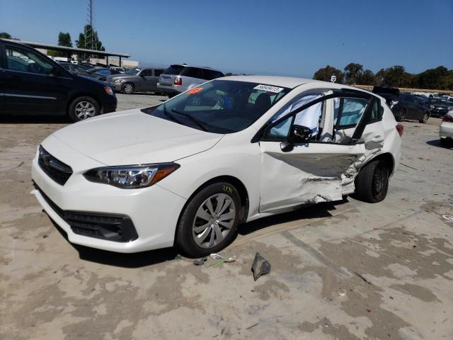 4S3GTAB63L3706962 - 2020 SUBARU IMPREZA WHITE photo 1