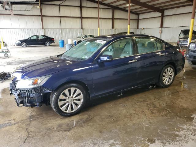 1HGCR2F84DA207469 - 2013 HONDA ACCORD EXL BLUE photo 1