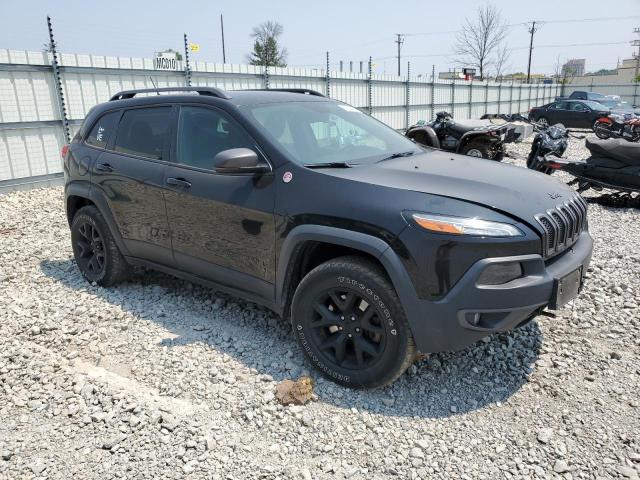 1C4PJMBS3FW501875 - 2015 JEEP CHEROKEE TRAILHAWK BLACK photo 4