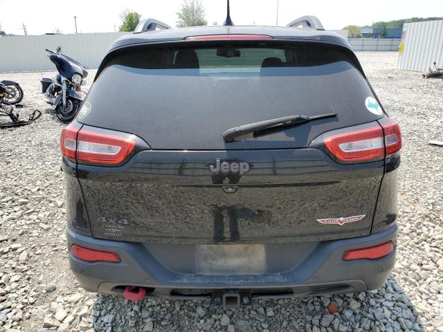 1C4PJMBS3FW501875 - 2015 JEEP CHEROKEE TRAILHAWK BLACK photo 6