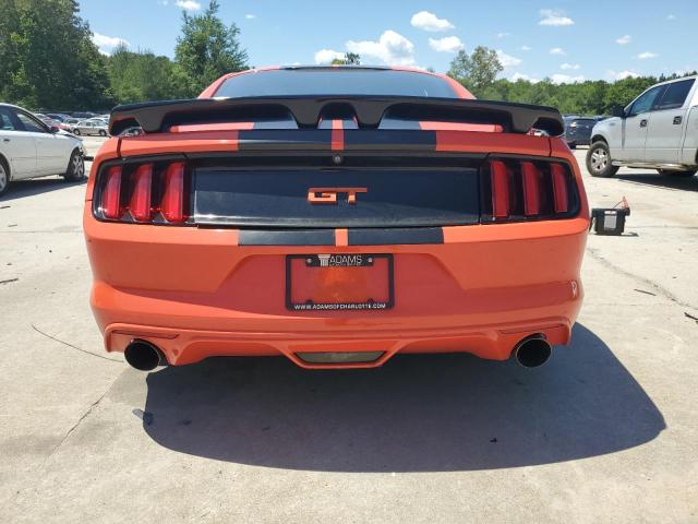 1FA6P8CF4F5406661 - 2015 FORD MUSTANG GT ORANGE photo 6