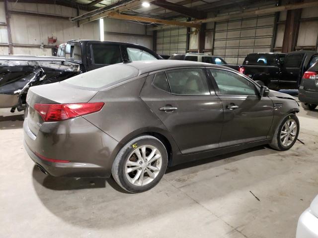 5XXGN4A75CG081065 - 2012 KIA OPTIMA EX GRAY photo 3