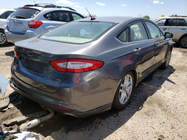 1FA6P0H7XE5371478 - 2014 FORD FUSION SE GRAY photo 3