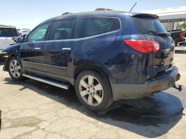 1GNKVLED3BJ323521 - 2011 CHEVROLET TRAVERSE LTZ BLUE photo 2