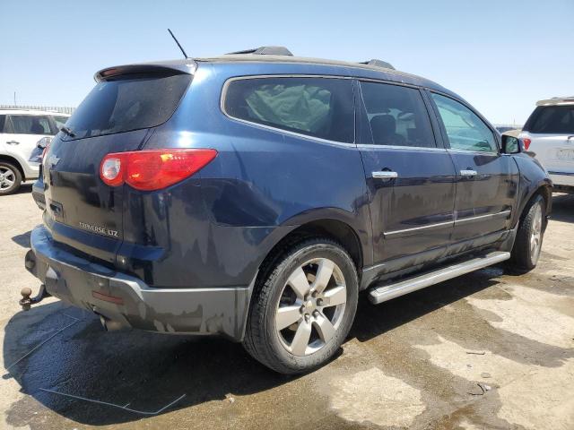 1GNKVLED3BJ323521 - 2011 CHEVROLET TRAVERSE LTZ BLUE photo 3