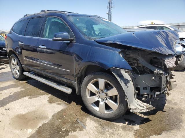 1GNKVLED3BJ323521 - 2011 CHEVROLET TRAVERSE LTZ BLUE photo 4