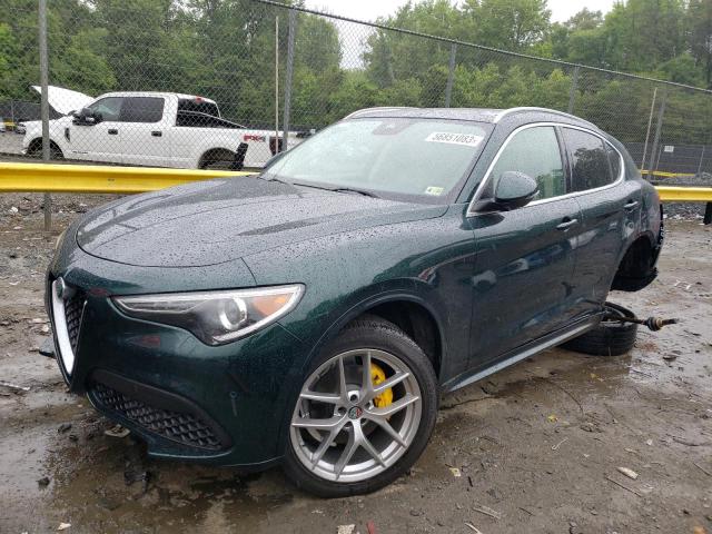 ZASPAKBN5M7D12884 - 2021 ALFA ROMEO STELVIO TI GREEN photo 1