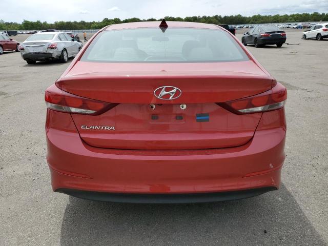 5NPD84LF4HH091578 - 2017 HYUNDAI ELANTRA SE RED photo 6