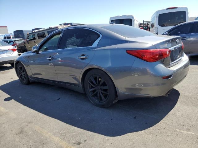 JN1BV7AP6EM687003 - 2014 INFINITI Q50 BASE GRAY photo 2