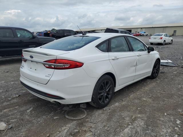 3FA6P0HD4JR276556 - 2018 FORD FUSION SE WHITE photo 3