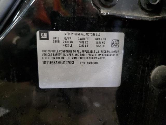 1G11E5SA2GU107863 - 2016 CHEVROLET MALIBU LIM LTZ BLACK photo 13