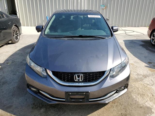 2HGFB2F90FH510327 - 2015 HONDA CIVIC EXL 灰色 照片 5