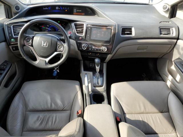 2HGFB2F90FH510327 - 2015 HONDA CIVIC EXL 灰色 照片 8