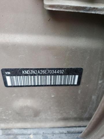 KNDJN2A26E7034492 - 2014 KIA SOUL BROWN photo 12